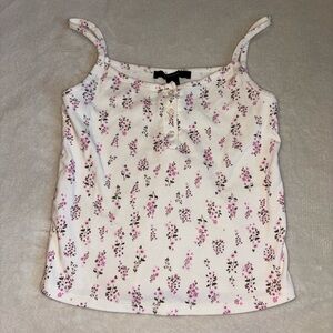 woman’s floral cami